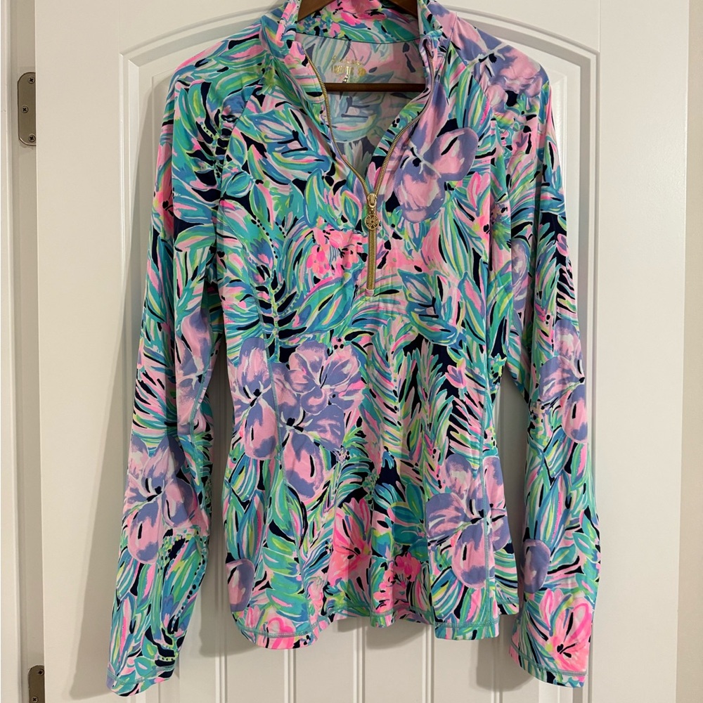Lilly Pulitzer Luxletic Floral Top